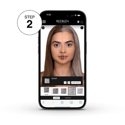 Redken VTO Landing Page Step 2 Module